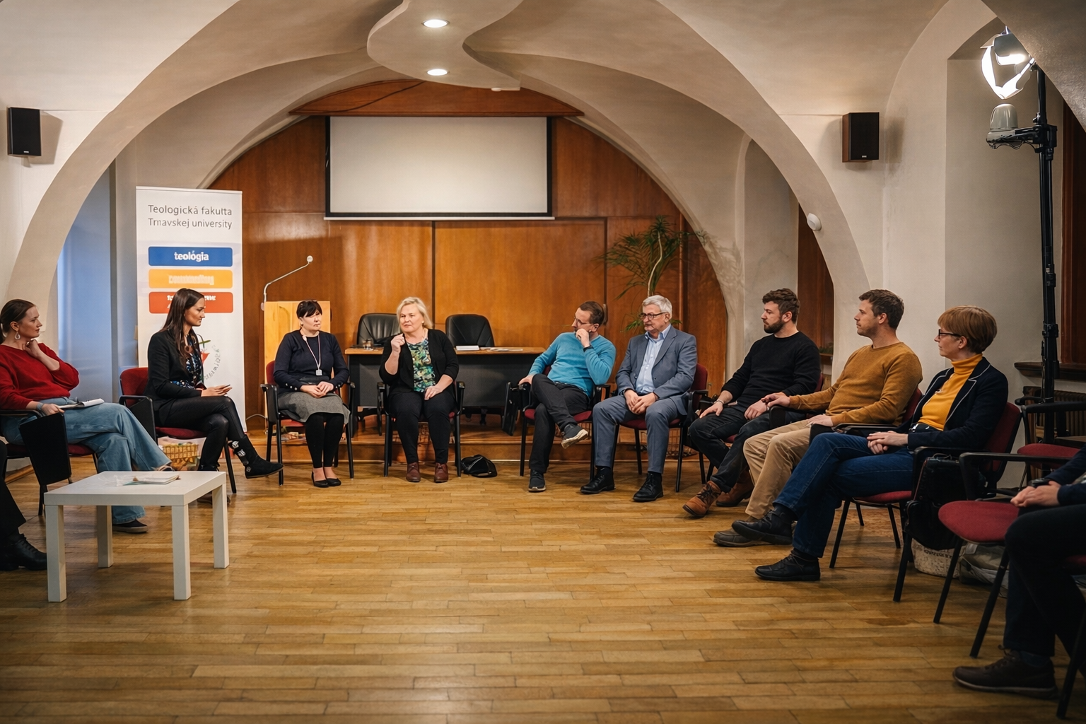 Diskusia o štúdiu teológie a kultúre dialógu na fakulte