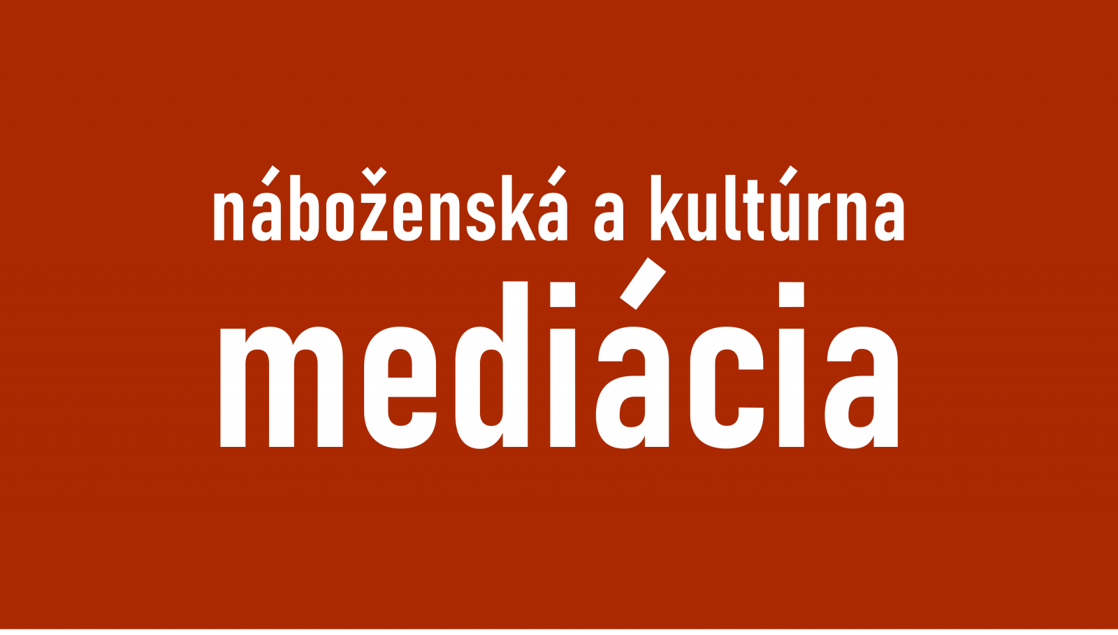 Grafika študijného programu náboženská a kultúrna mediácia