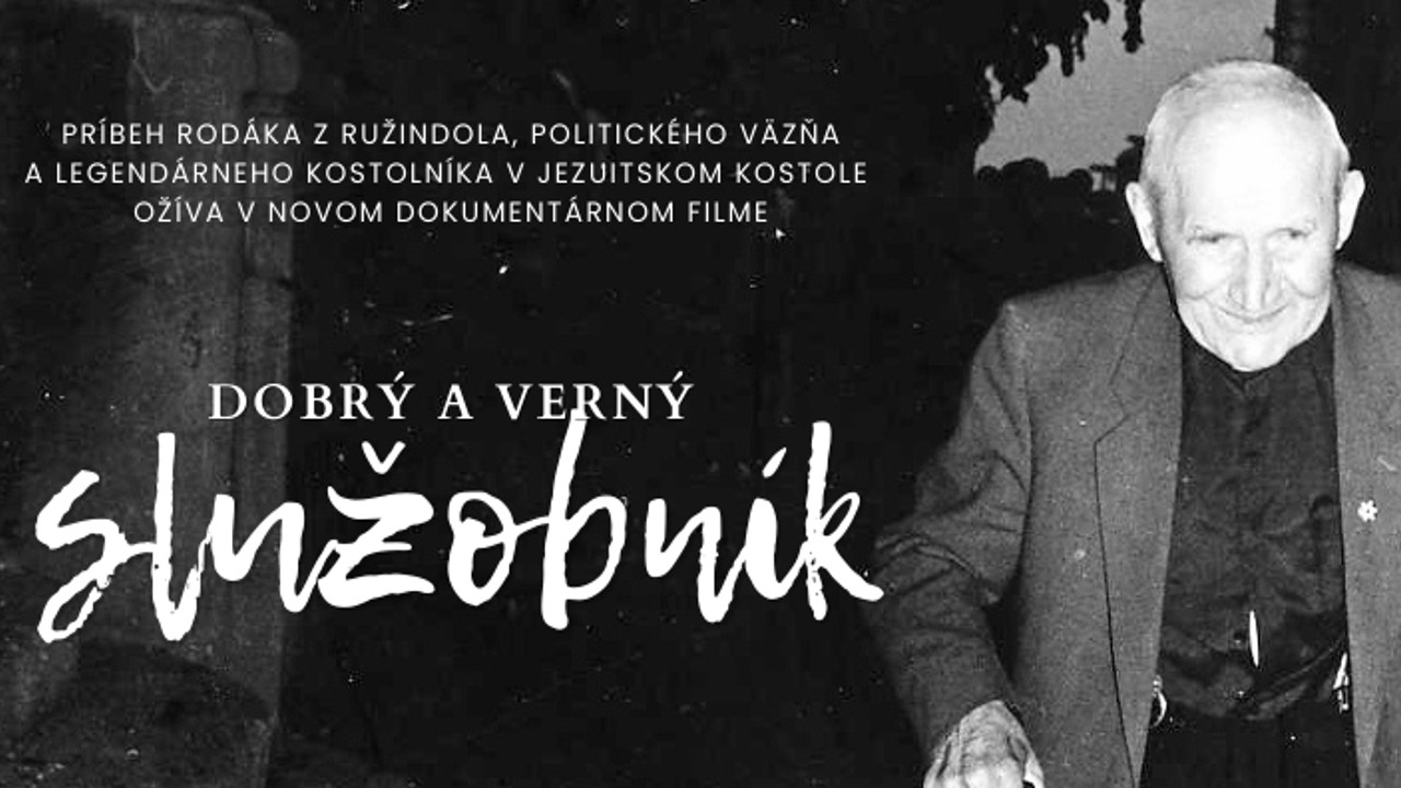 Plagát dokumentárneho filmu Dobrý a verný služobník o Martinovi Viskupičovi