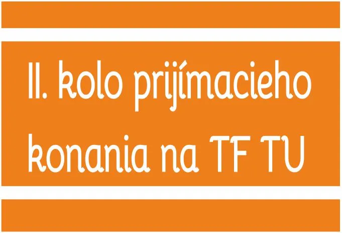 Grafika druhého kola prijímacieho konania na Teologickej fakulte