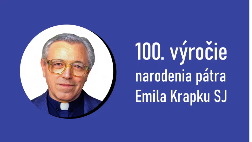 Grafika k 100. výročiu narodenia Emila Krapku SJ