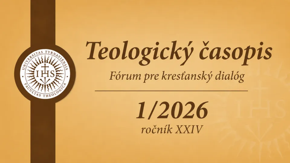 Teologický časopis 1/2026, ročník XXIV