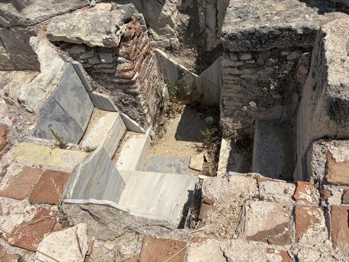 Archeologické pozostatky navštívené počas odborného programu