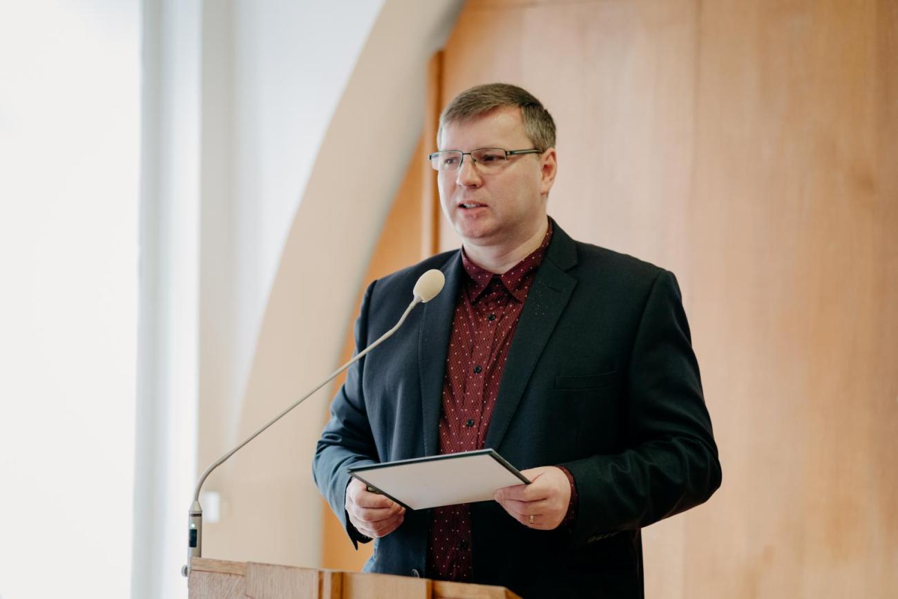 Príspevok slovenského rečníka na konferencii